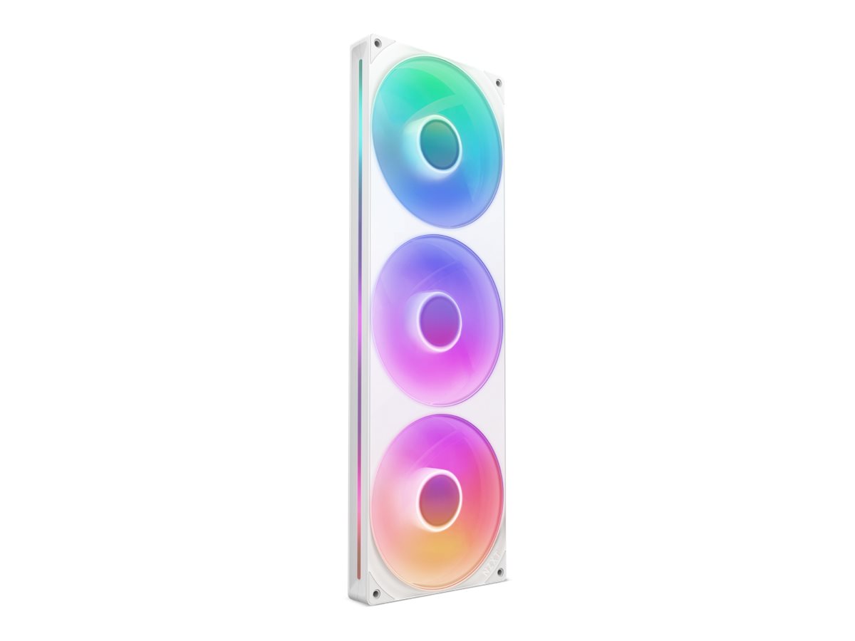 NZXT F Series F420 RGB Core - Einzelrahmen-Gebläseeinheit420mm - 140 mm - Mattes Weiß