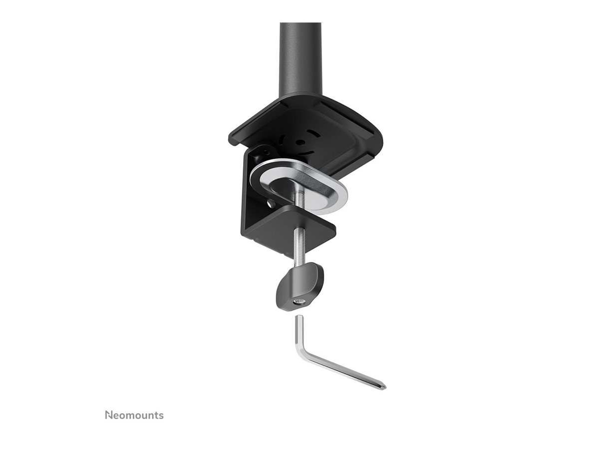 Neomounts DS60-600BL3 - Befestigungskit (Monitorarm, Kabeldurchführungsklemme)Voll beweglich - für 3 Monitore - Stahl - Schwarz - Bildschirmgröße: 25.4-68.6 cm (10"-27") - Tischmontage
