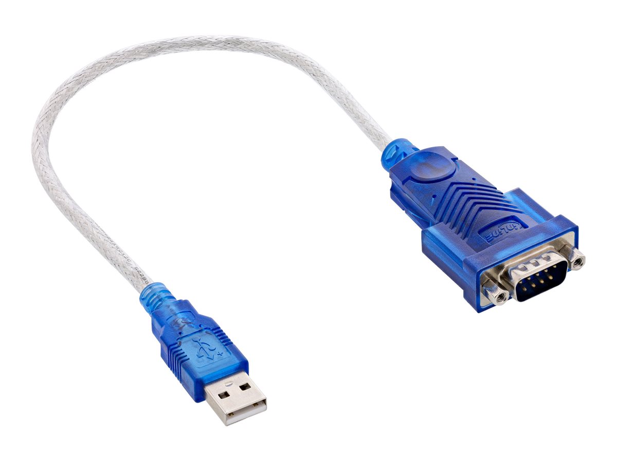 InLine USB zu Seriell Adapterkabel - Stecker A an 9pol Sub D SteckerUSB - RS-232