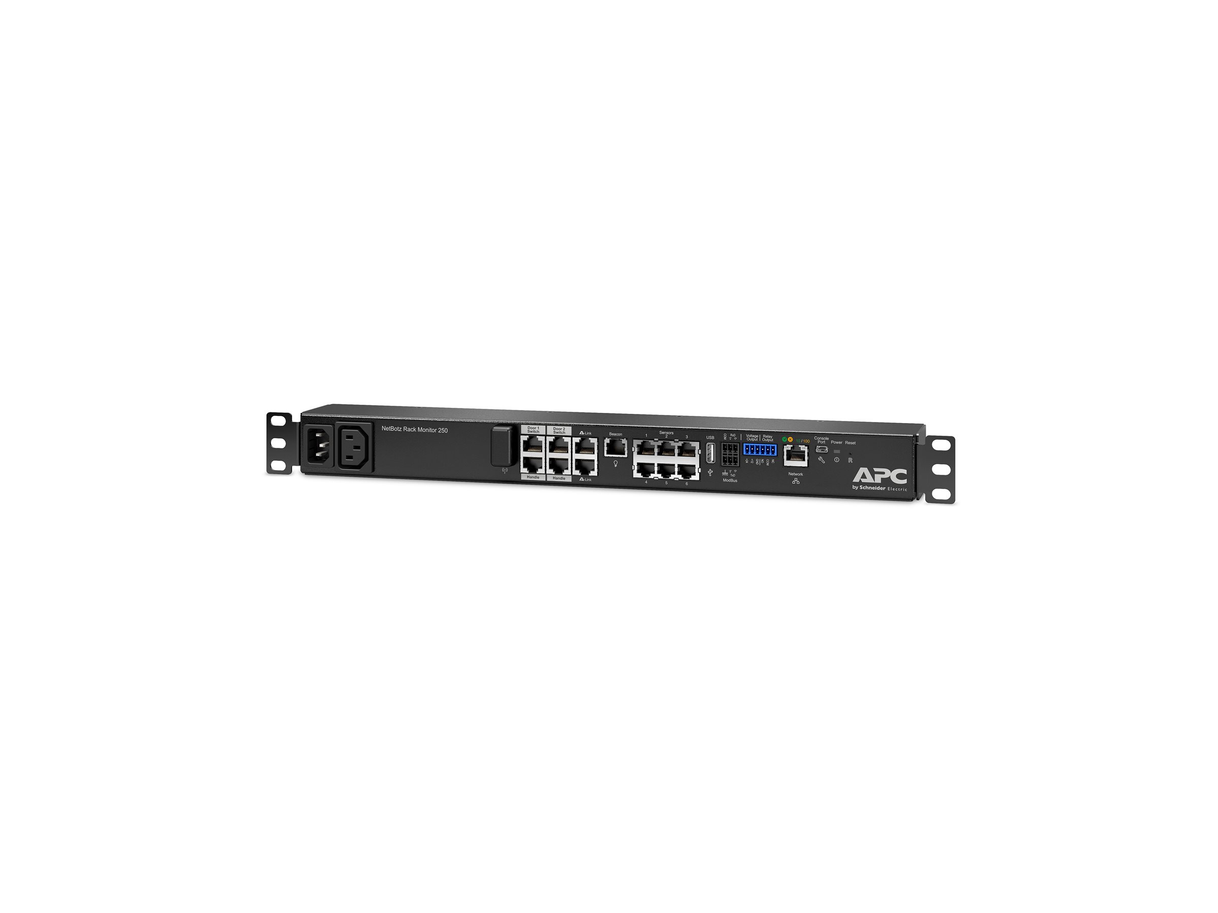 APC NetBotz Rack Monitor 250 - Gerät zur Umgebungsüberwachung100Mb LAN - Rack-montierbar - TAA-konform