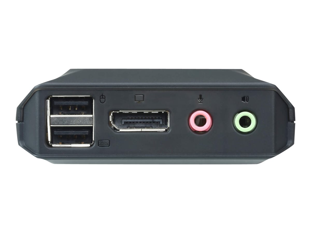 ATEN CS22DP - KVM-/Audio-/USB-Switch - 2 x KVM/Audio/USB1 lokaler Benutzer - Desktop