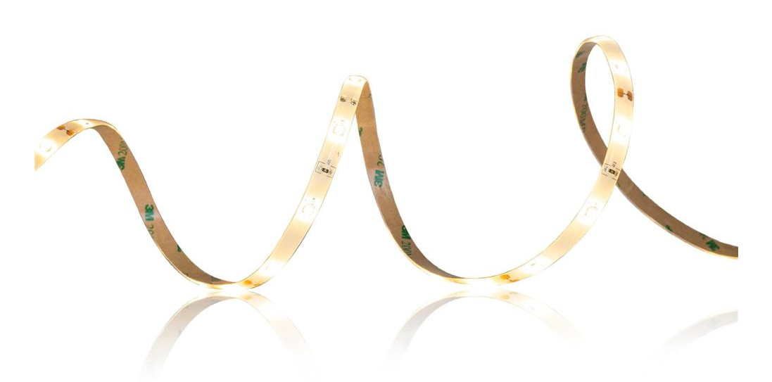 avide ALBED5V-SEN-3W-S, Universalstreifenleuchte, Ambiente, Universal, Weiß, IP65, Warmweiß