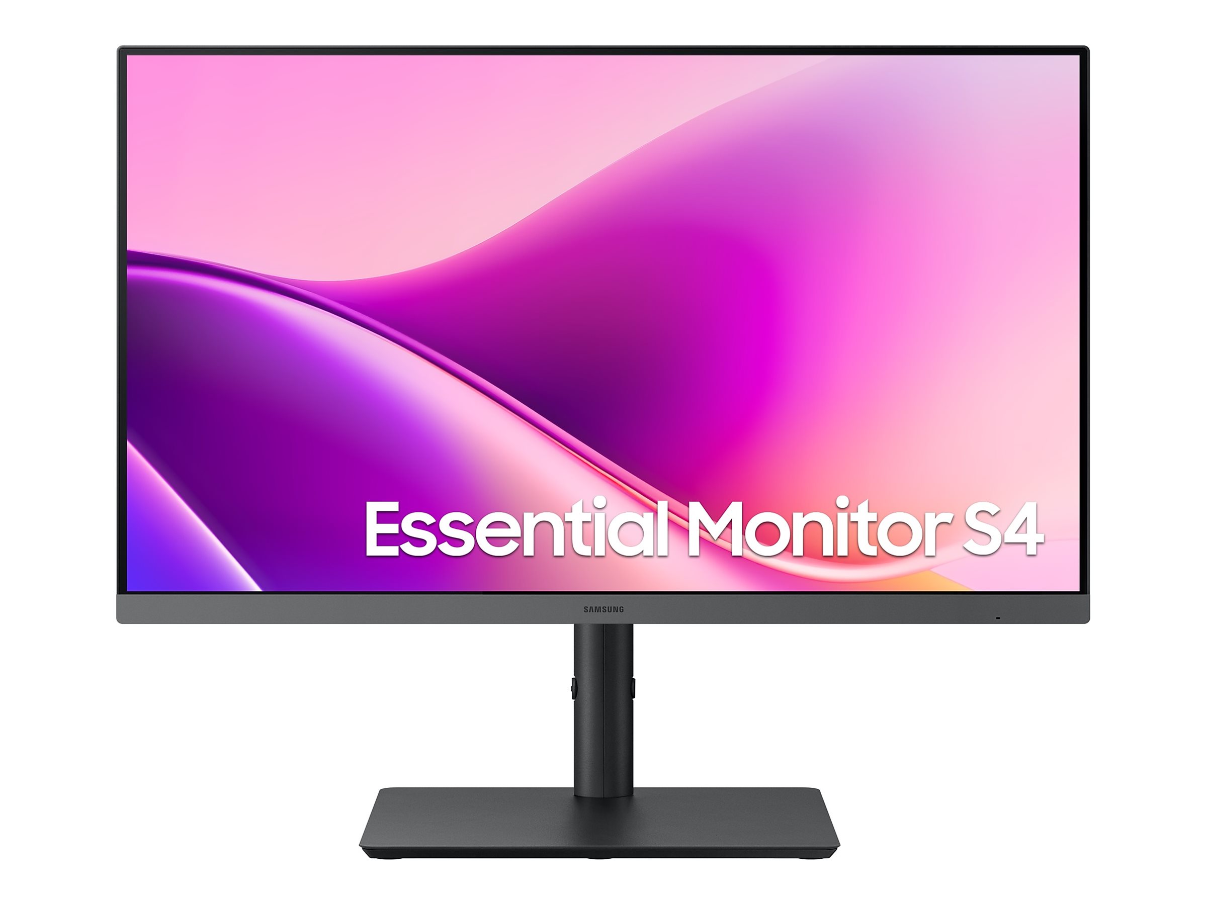 Samsung Essential S4 S24F434UAU - S43UF Series - LED-Monitor - 61 cm (24")1920 x 1080 Full HD (1080p) @ 100 Hz - IPS - 300 cd/m² - 1000:1 - 5 ms - HDMI - DisplayPort - USB-C - Schwarz