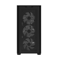 ASUS A21 Plus - microATX - Seitenteil mit Fenster (gehärtetes Glas)keine Spannungsversorgung - Schwarz - USB/Audio