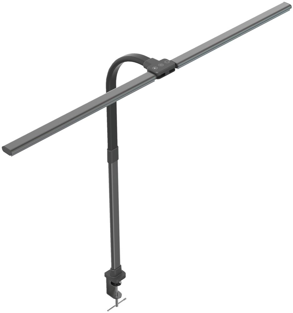 avide ABLDL-DOUBLE-18W, Schwarz, Aluminium, Acrylnitril-Butadien-Styrol (ABS), Universal, IP20, 1 Glühbirne(n), 18 W