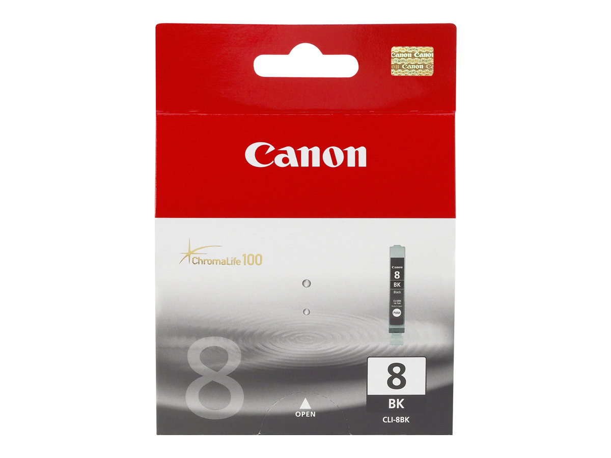 Canon CLI-8BK - 13 ml - Schwarz - originalTintenbehälter - für PIXMA iP4300 - iP4500 - iP5300 - MP520 - MP600 - MP610 - MP810 - MP960 - MP970 - MX850 - Pro9000