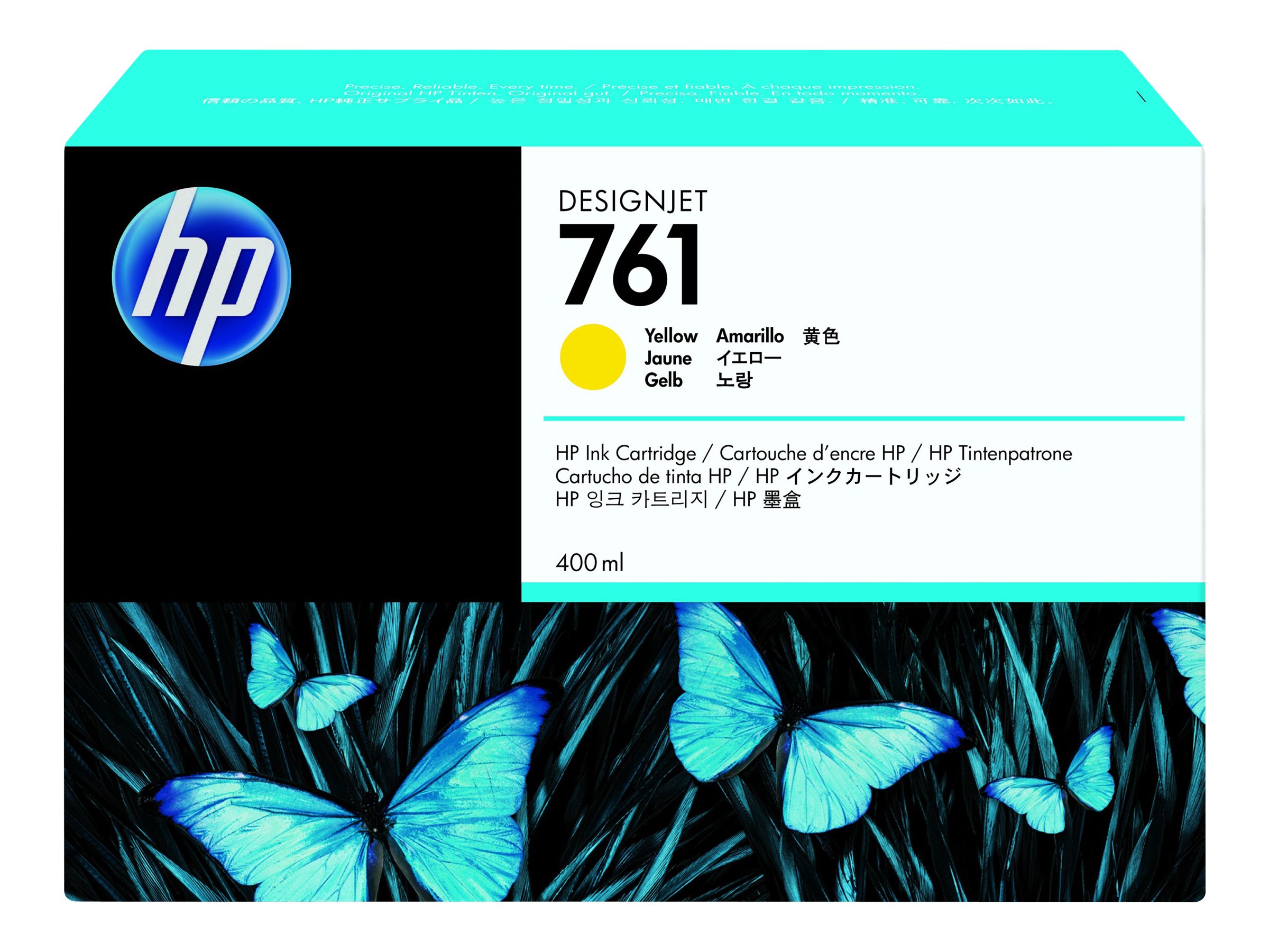 HP 761 - 400 ml - Gelb - original - DesignJetTintenpatrone - für DesignJet T7100 - T7200 - T7200 Production Printer