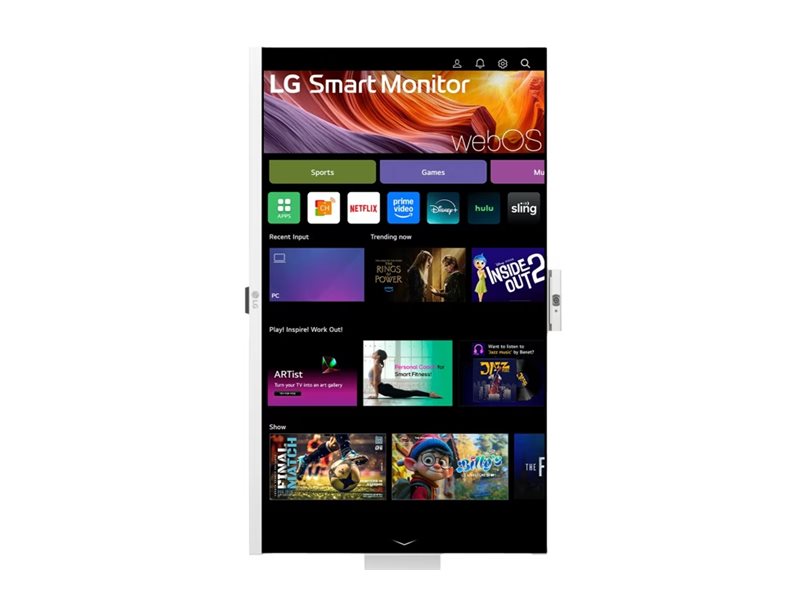 LG 32U850SA-W - LCD-Monitor - Smart - 81.3 cm (32")(31.5" sichtbar) - 3840 x 2160 4K @ 60 Hz - IPS - 400 cd/m² - 1000:1 - HDR10 - 5 ms - 2xHDMI - 3xUSB-C - Lautsprecher - weiß