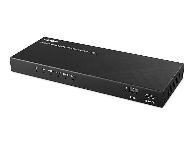 Lindy Video-/Audio-Splitter - 4 x HDMI - Desktop