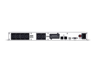 CyberPower Systems CyberPower Office Rackmount Series OR600ERM1U - USV (Rack - einbaufähig)Wechselstrom 230 V - 360 Watt - 600 VA - 1-phasig - Ethernet - RS-232 - USB - Ausgangsanschlüsse: 6 - 1U - Si