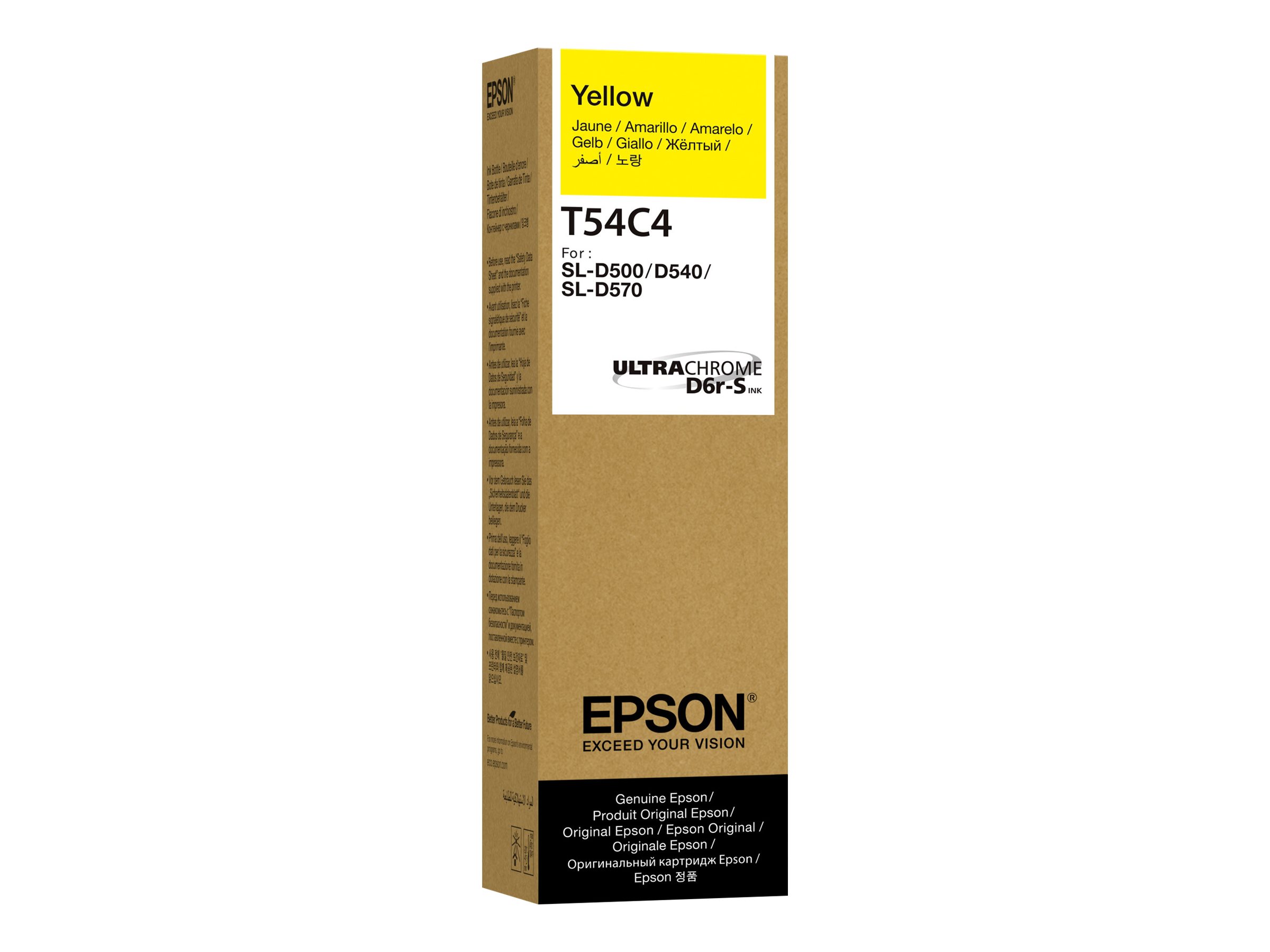 Epson T54C - Gelb - original - Box - Nachfülltintefür SURELAB D570 Professional Minilab - SL-D500