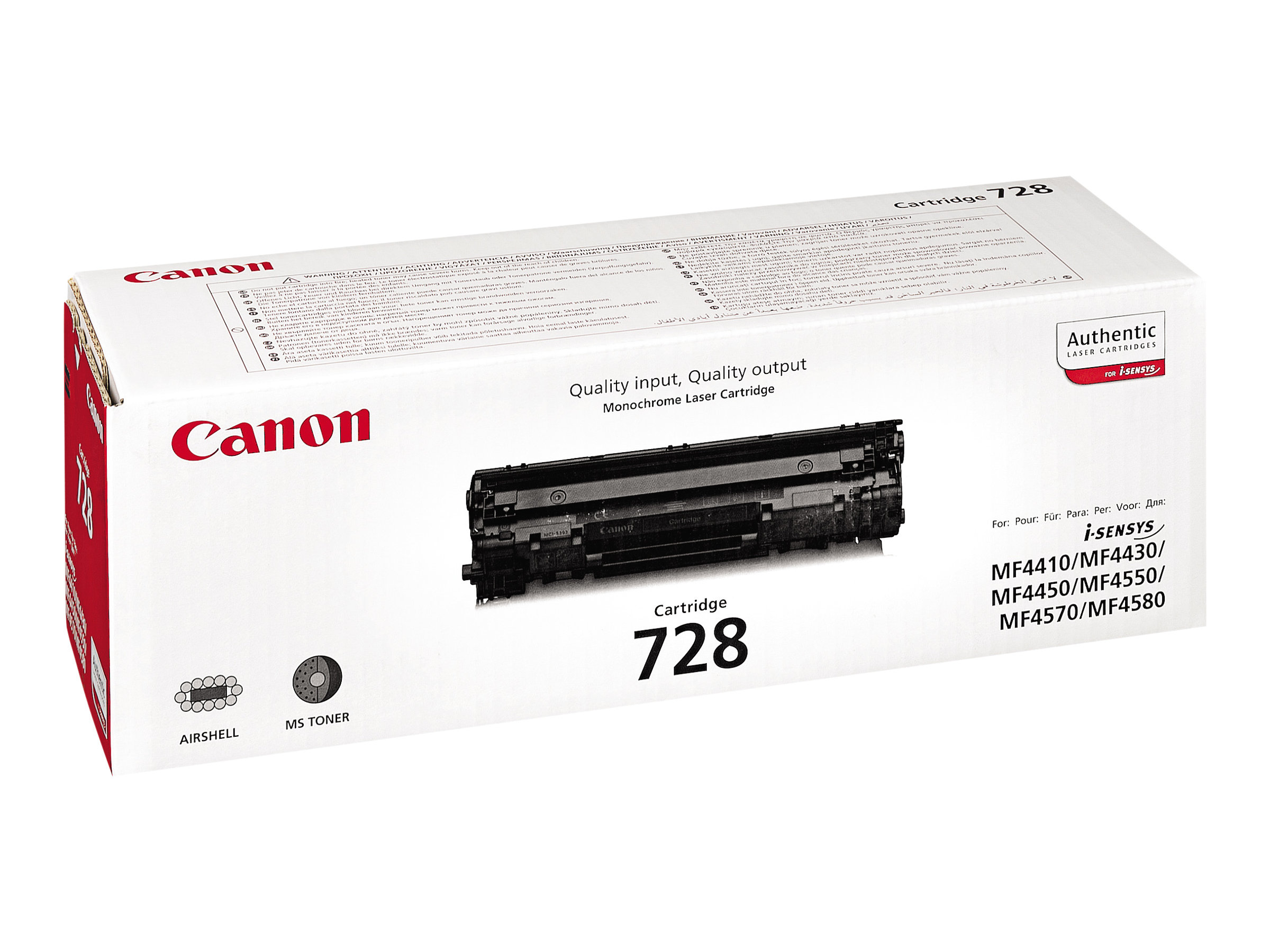 Canon CRG-728 - Schwarz - original - Tonerpatronefür ImageCLASS MF4750