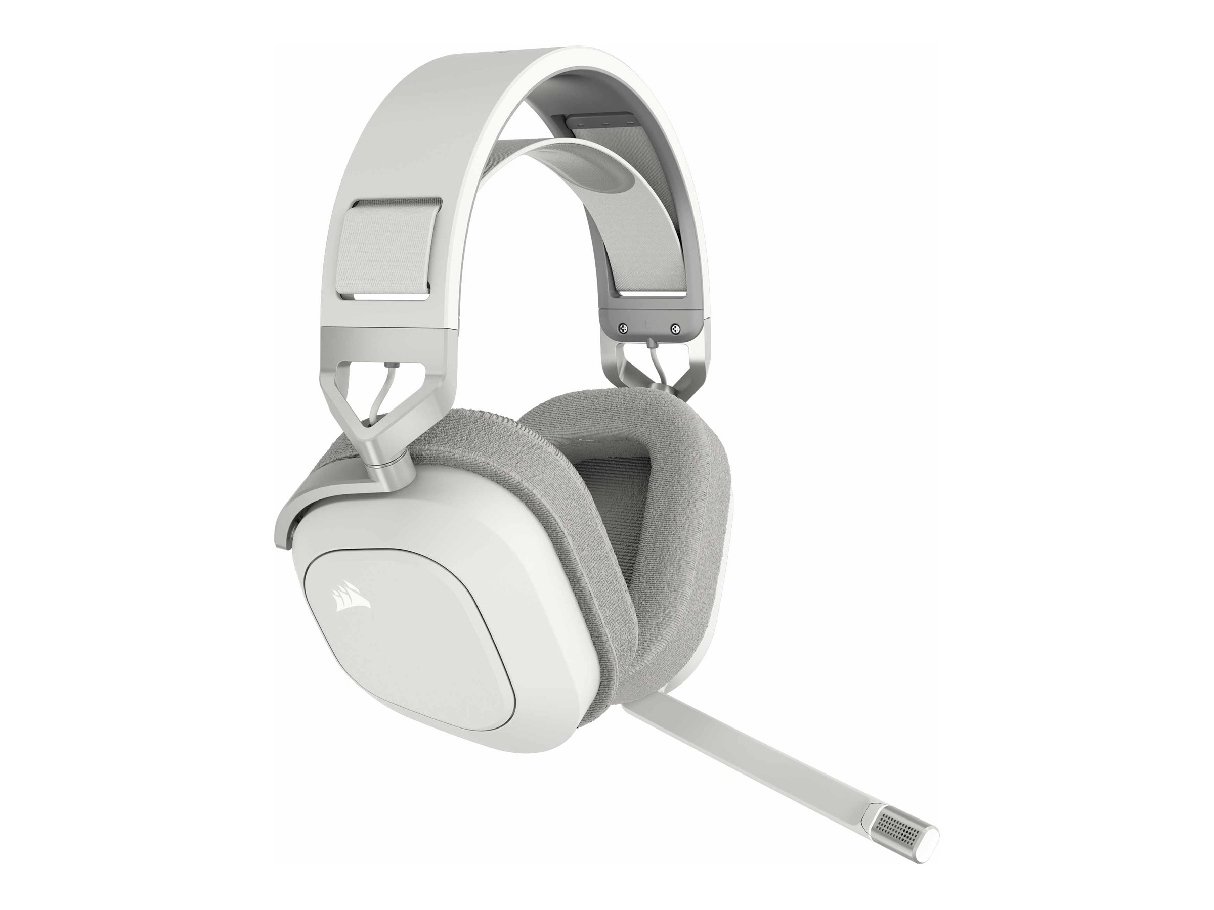 Corsair Gaming HS80 MAX WIRELESS - Headsetohrumschließend - 2,4 GHz - kabellos - USB - weiß