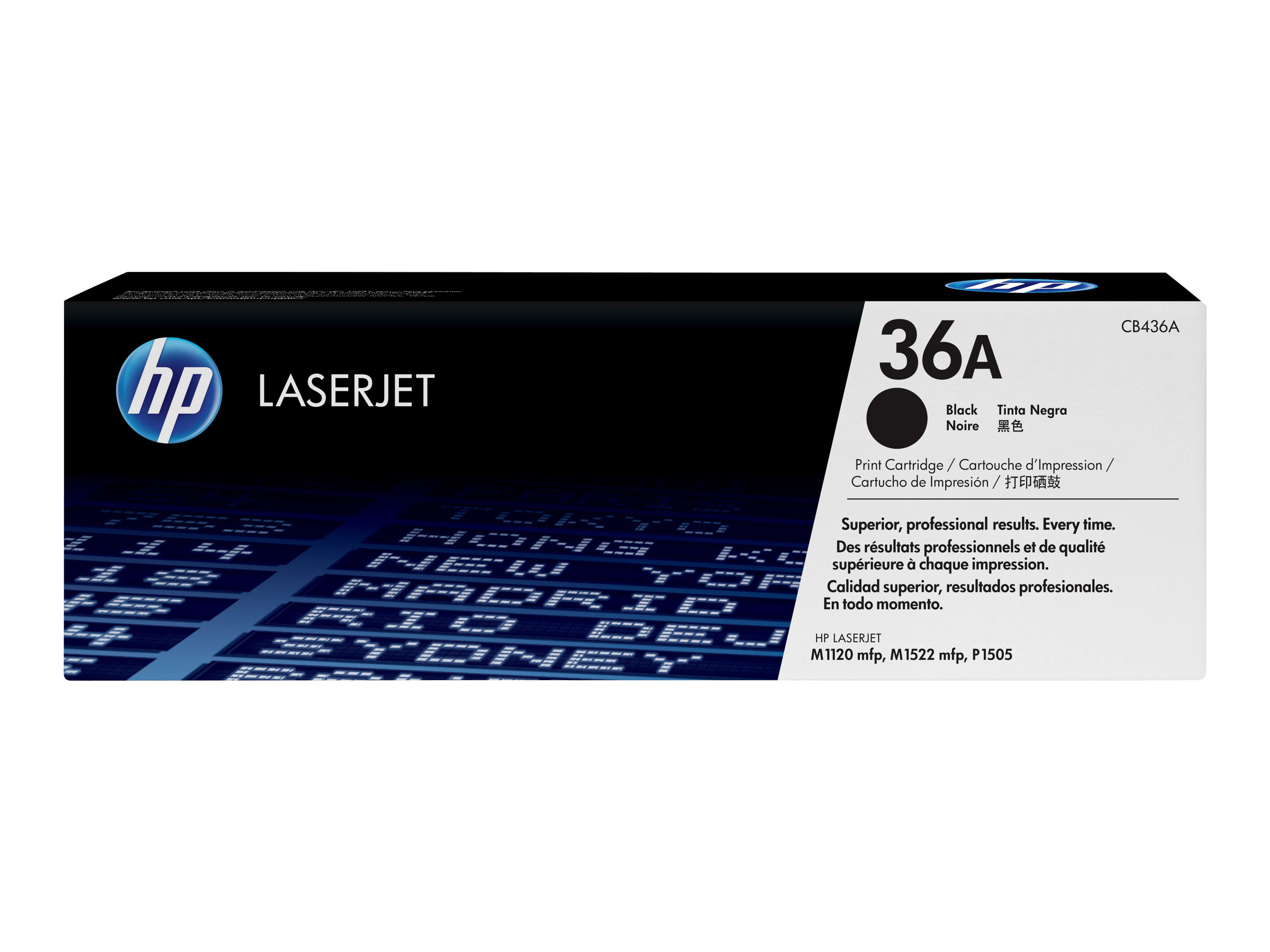 HP 36A - Schwarz - original - LaserJet - Tonerpatrone (CB436A)für LaserJet P1505 - P1505n