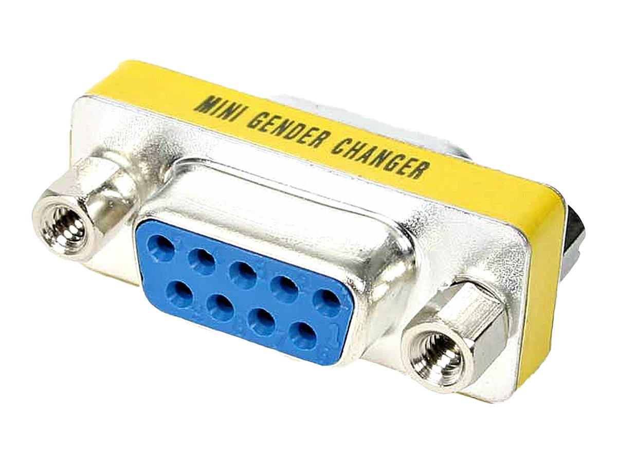 StarTech.com Slimline DB9 serieller Gender Changer - Bu/Bu - Serieller Gender Changer - DB-9 (W)zu DB-9 (W) - für P/N: ICUSB2324852 - ICUSB422 - NETRS232 - NETRS2321P - NETRS2321POE - NETRS2322P - NET