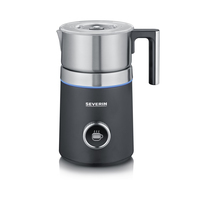SEVERIN Spuma 700 Plus, Automatic milk frother/warmer, Schwarz, Edelstahl, Edelstahl, 350 ml, 700 ml, 0,7 lSM 3587 Induktions-Milchaufschäumer Spuma 700 Plus