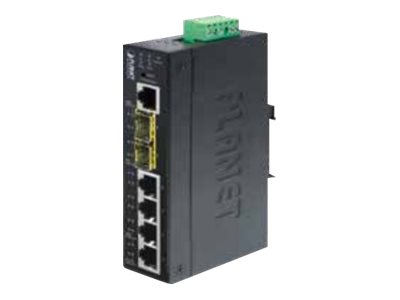 Planet IGS-5225-4T2S - Switch - L2+ - managed4 x 10/100/1000 + 2 x SFP - an DIN-Schiene montierbar - AC 24 V / DC 12 - 48 V