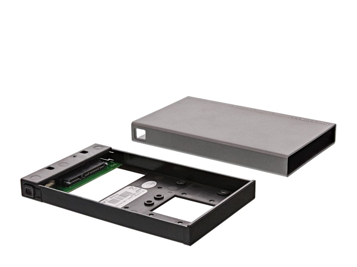 InLine USB 3.1 Gehäuse für 6,35cm (2,5") 6G SATA-Festplatte / SSD - USB-C BuchseSchwarz