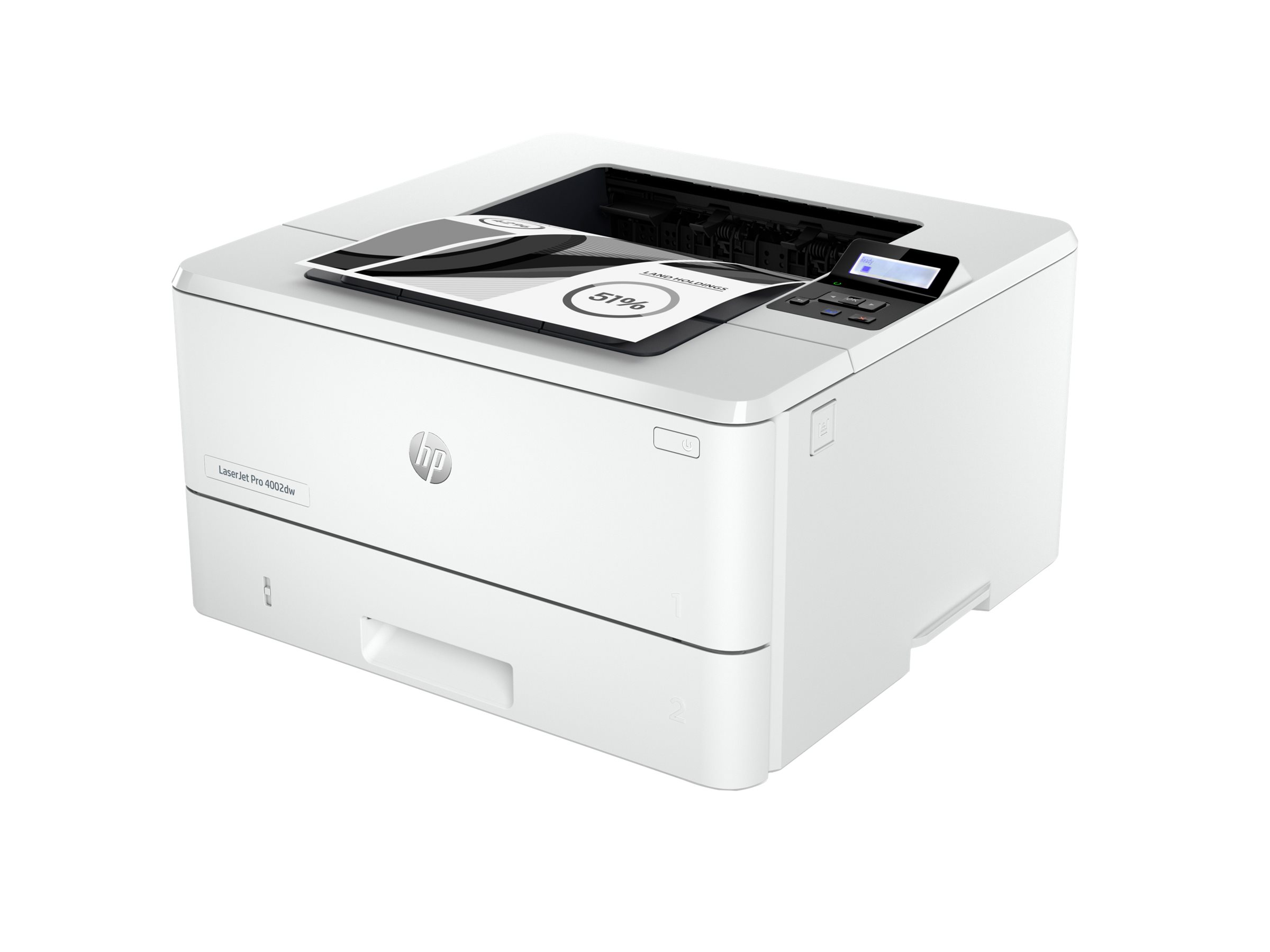 HP LaserJet Pro 4002dw Drucker, Laser, 1200 x 1200 DPI, A4, 40 Seiten pro Minute, Doppelseitiger Druck, WeißLaserJet Pro 4002dw Drucker