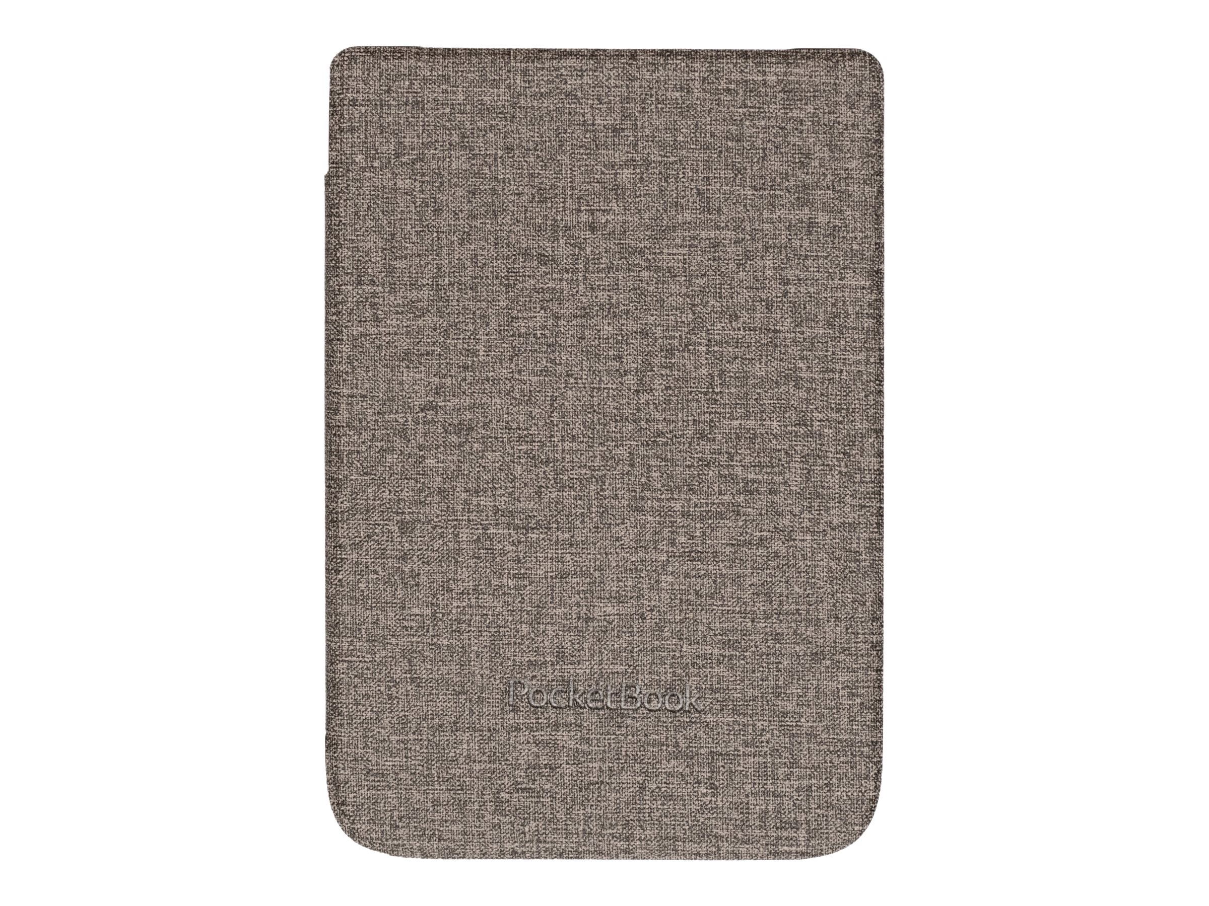 Pocketbook Shell series - Flip-Hülle für eBook-ReaderKunststoff - Polyurethan - Microfiber - Grau - 6" - für PocketBook Basic Lux 2 - Touch Lux 4
