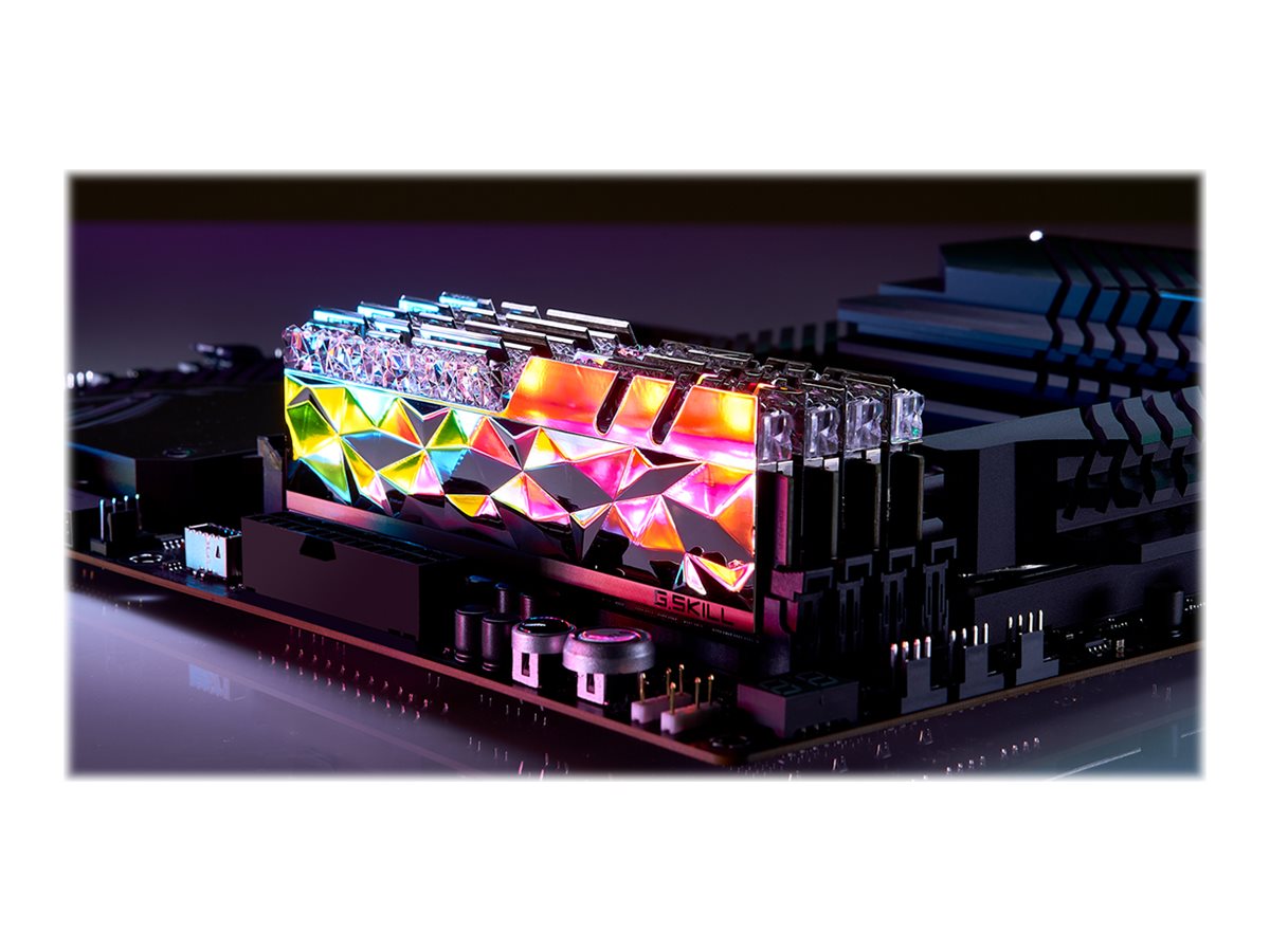G.Skill Trident Z Royal Elite - DDR4 - Kit64 GB: 4 x 16 GB - DIMM 288-PIN - 3600 MT/s / PC4-28800 - CL16 - 1.35 V - ungepuffert - non-ECC - Silber