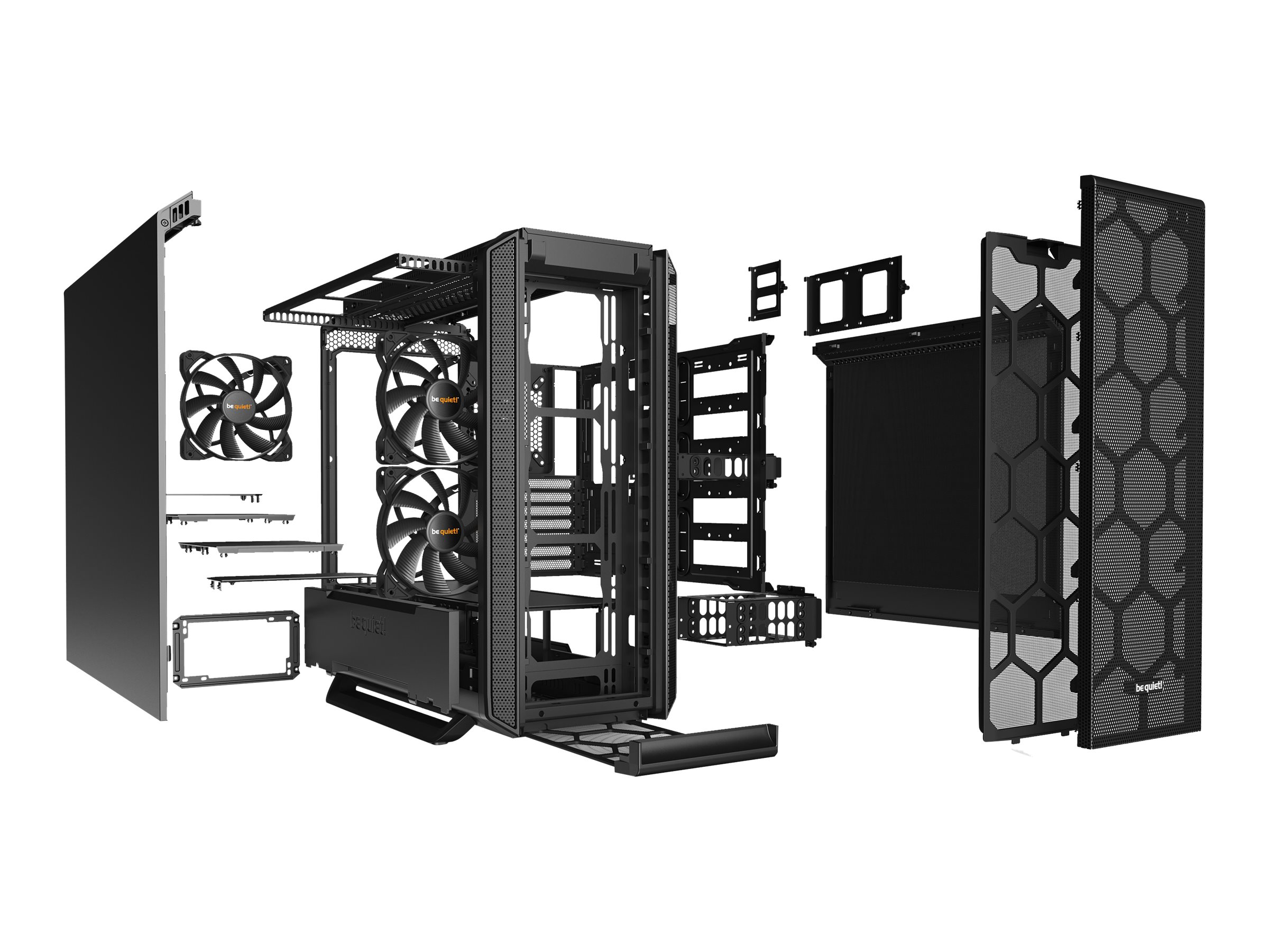 Be Quiet! Silent Base 802 - Tower - E-ATX - keine Spannungsversorgung (ATX / PS/2) Schwarz - USB/Audio
