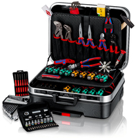 KNIPEX 00 21 06 M, Blau, Rot, Gelb, 515 mm, 430 mm, 280 mm, 12,8 kg, 90 WerkzeugWerkzeugkoffer "BIG Basic Move" Mechanik 90-teilig