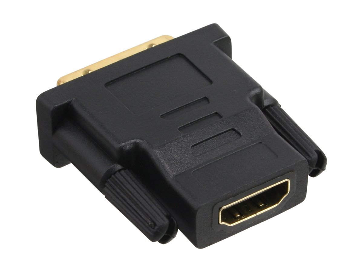 InLine HDMI-DVI Adapter - HDMI Buchse auf DVI Stecker - 4K2Kzu DVI-D männlich