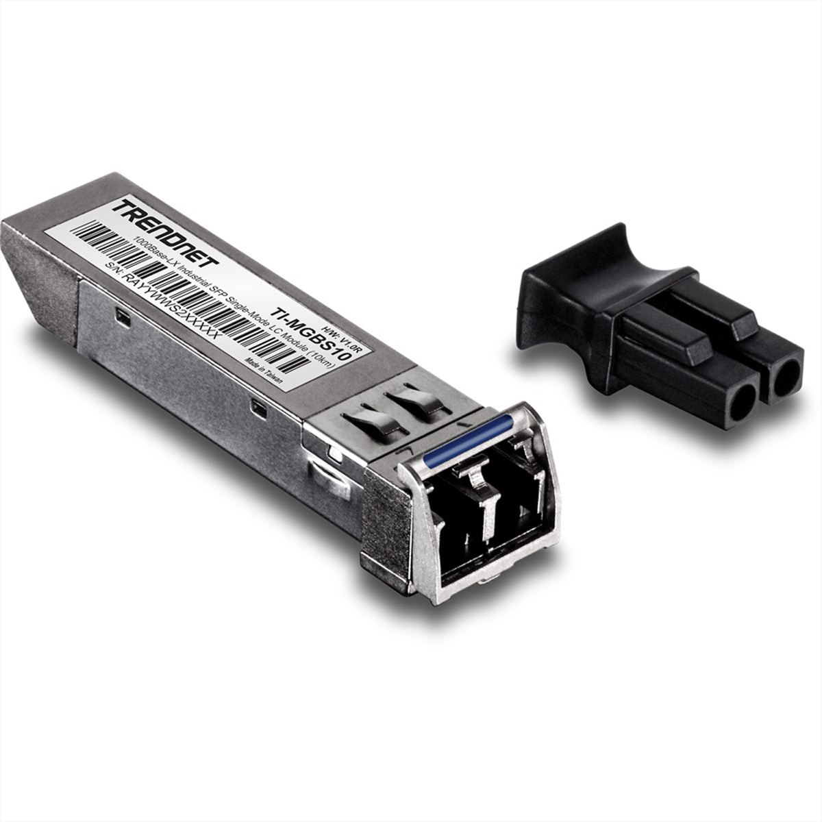 TRENDnet TI-MGBS10 - SFP (Mini-GBIC)-Transceiver-Modul1GbE - 1000Base-LX - LC Single-Modus - bis zu 10 km - 1310 nm - TAA-konform