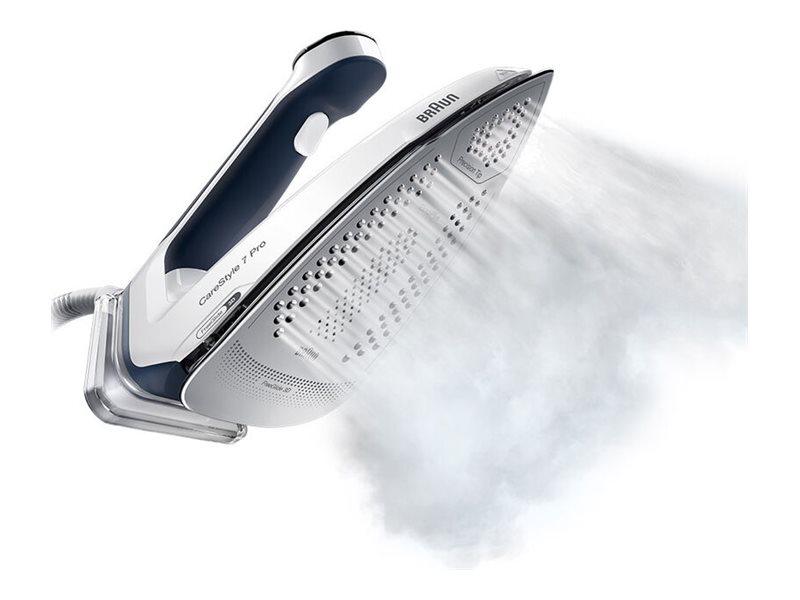 Braun CareStyle 7 Pro IS 7282 BL - Dampfbügeleisenmit automatischer Abschaltung - Grundplatte: EloxalPlus FreeGlide 3D - 2700 W - Blau