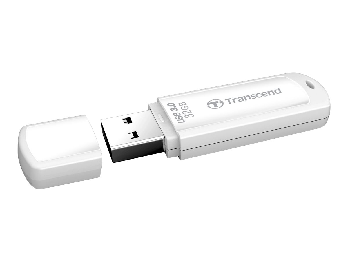 Transcend JetFlash 730 - USB-Flash-Laufwerk32 GB - USB 3.0 - weiß