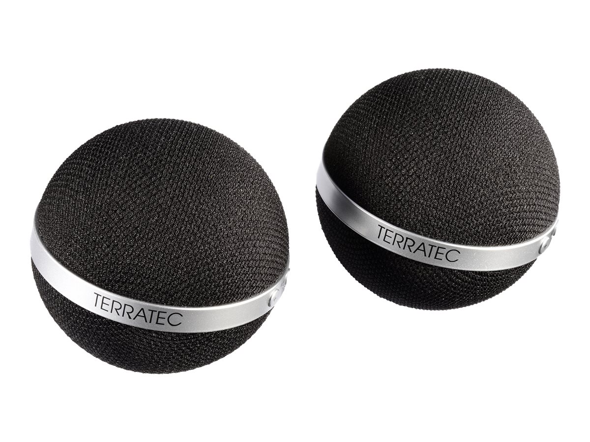 TerraTec CONCERT BT MOBILE STEREO - Lautsprecher - tragbar - kabellos - Bluetooth - 3 Watt (Gesamt)2 x 1.5W RMS - Bluetooth 2.1 - AUX In - Micro USB - 900mAh Lithium Polymer - 274g