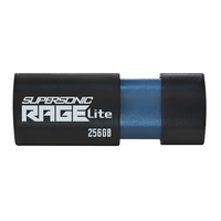 PATRIOT Memory PEF256GRLB32U, 256 GB, USB Typ-A, 3.2 Gen 1 (3.1 Gen 1), 120 MB/s, Dia, Schwarz, Blau3.0