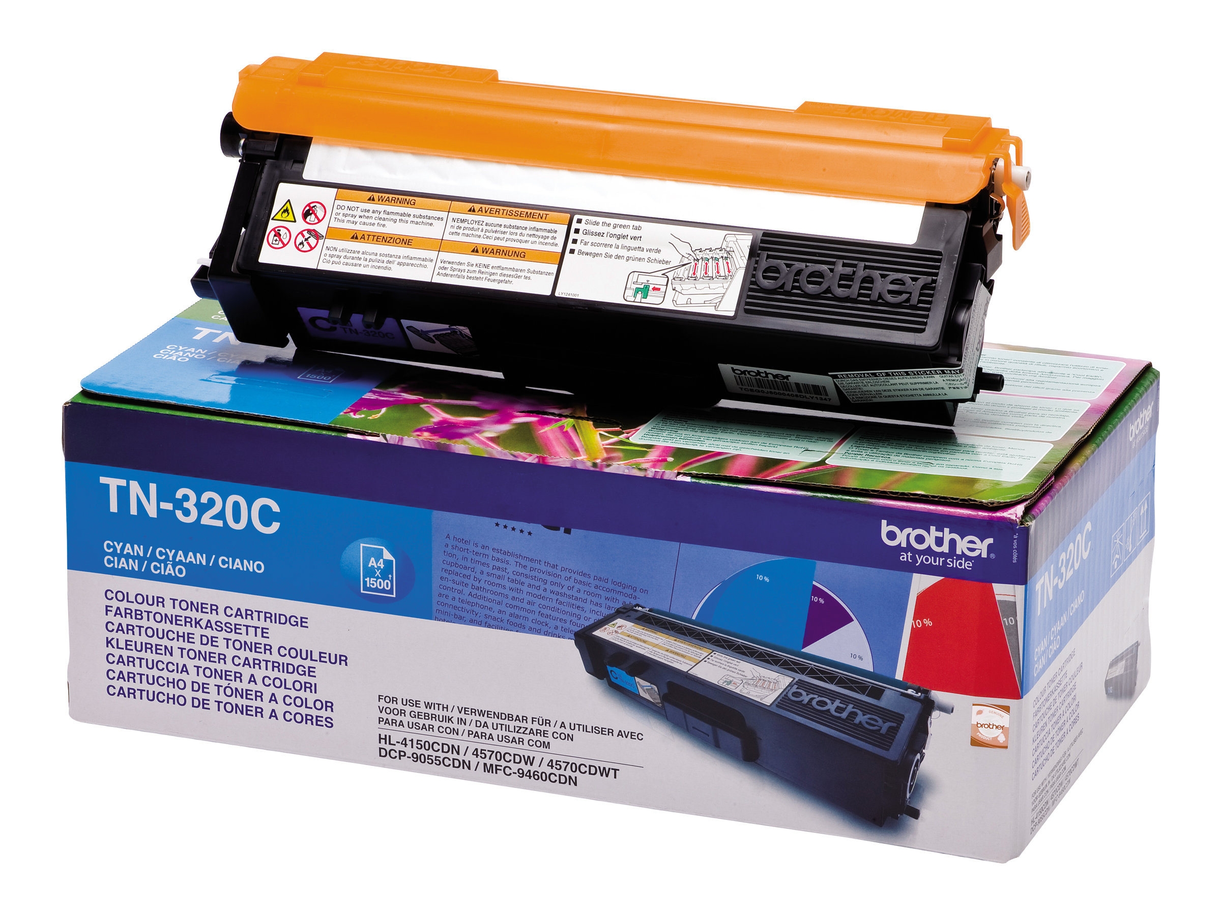 Brother TN320C - Cyan - original - Tonerpatronefür Brother DCP-9055CDN - DCP-9270CDN - HL-4140CN - MFC-9465CDN