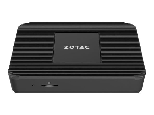 ZOTAC ZBOX P Series PI336 pico - Mini-PC - Celeron N6211 / 1.2 GHz - RAM 4 GB - SSD - eMMC 128 GB - UHD Graphics - 1GbE, Wi-Fi 6E, Bluetooth 5.2 - WLAN: 802.11a/b/g/n/ac/ax (Wi-Fi 6E)Bluetooth 5.2 - W