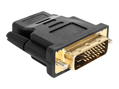 Delock Adapter DVI 24+1 pin male > HDMI femaleVideoadapter - DVI-D männlich zu HDMI weiblich