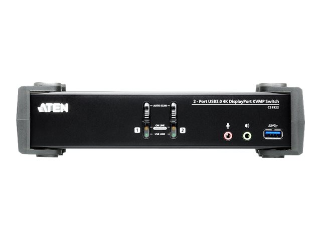 ATEN CS1922 KVMP Switch - KVM-/Audio-/USB-Switch2 x KVM/Audio/USB - 1 lokaler Benutzer - Desktop