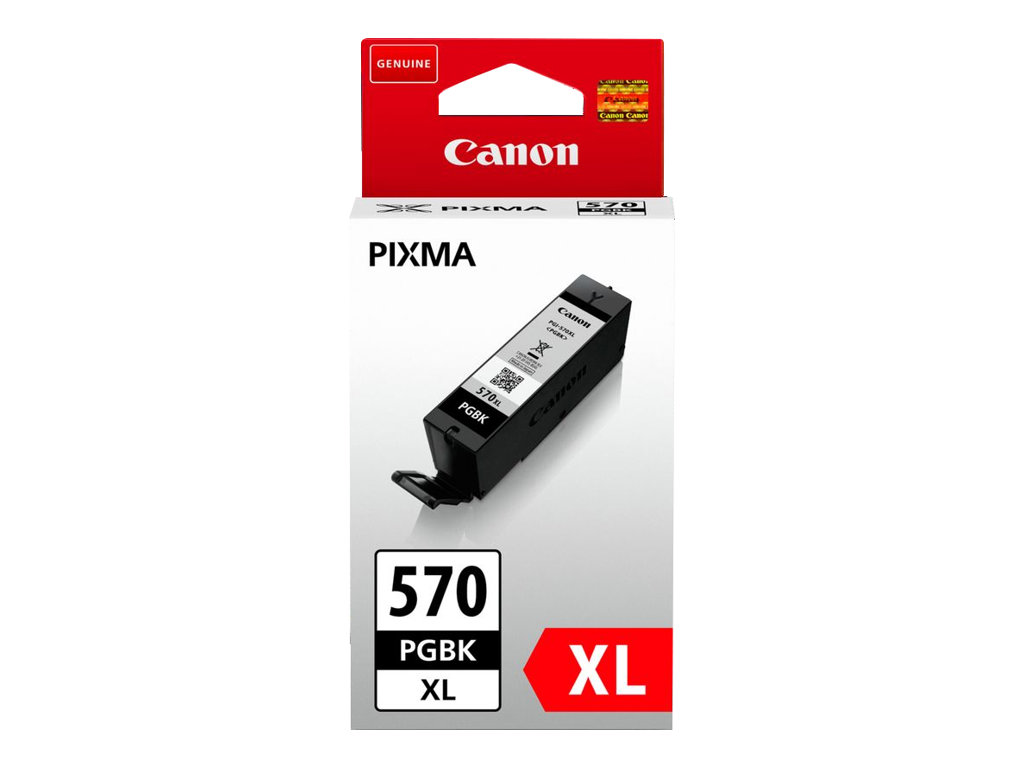 Canon PGI-570PGBK XL - 22 ml - Hohe ErgiebigkeitSchwarz - original - Tintenbehälter - für PIXMA MG5751 - MG5752 - MG5753 - MG6851 - MG6852 - MG6853 - MG7750 - MG7751 - MG7752 - MG7753