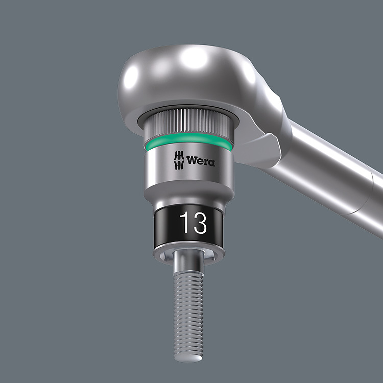 Wera A 1 Zyklop - Knarre - 10 Stücke - 1/4"in Gürteltasche