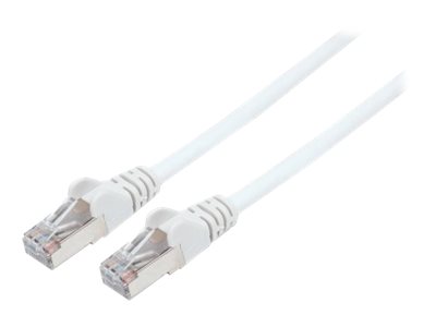 Intellinet Network Patch Cable, Cat7 Cable/Cat6A Plugs, 2m, White, Copper, S/FTP, LSOH / LSZH, PVC, RJ45, Gold Plated Contacts, Snagless, Booted, , Polybag - Netzwerkkabel - RJ-45 (M) zu RJ-45 (M) - 2