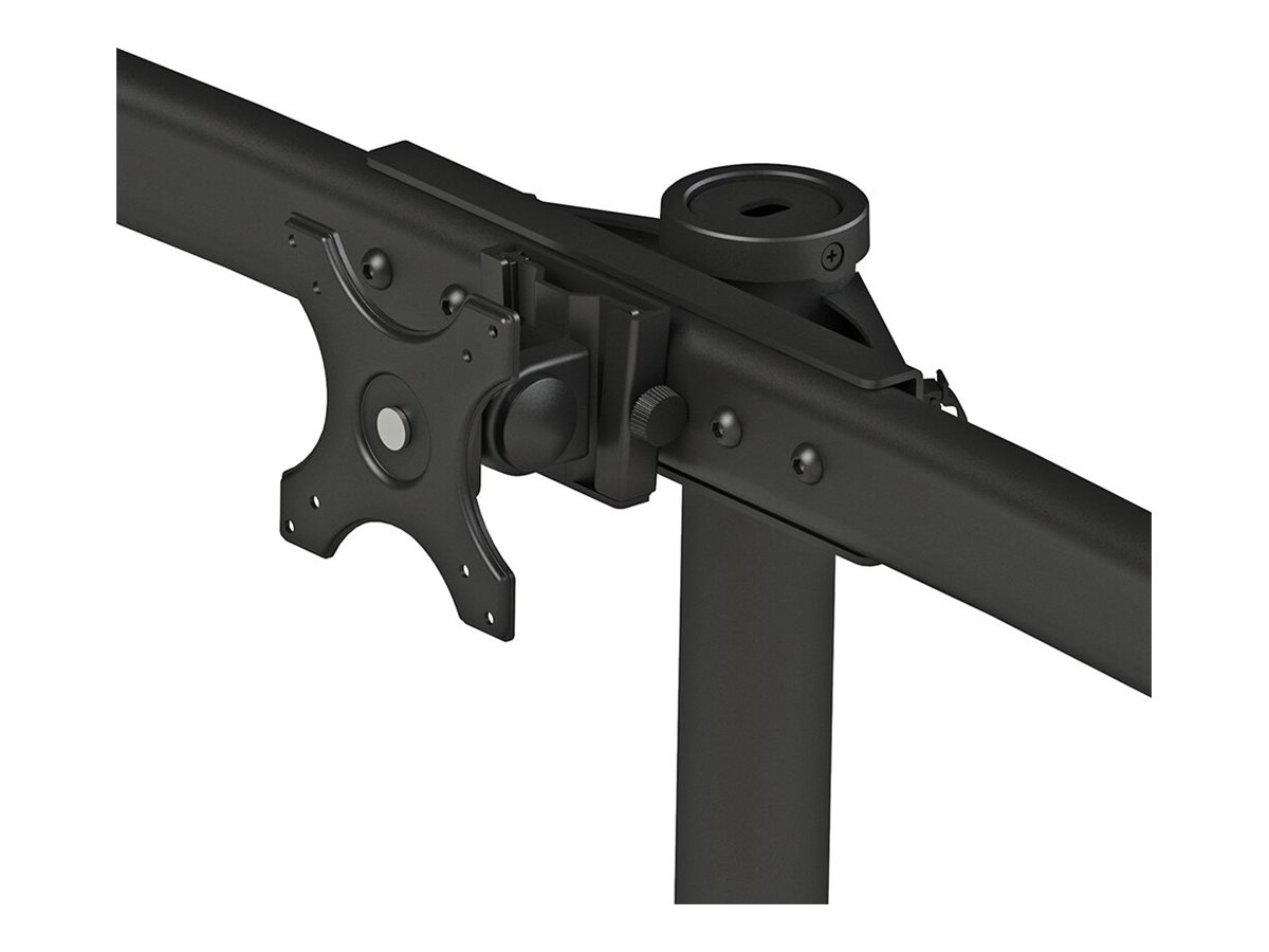 Neomounts FPMA-D700D6 - Befestigungskit - Voll beweglich - für 6 LCD-Displays - Schwarz - Bildschirmgröße: 48.3-68.6 cm (19"-27")Klemmmontage - Tischmontage