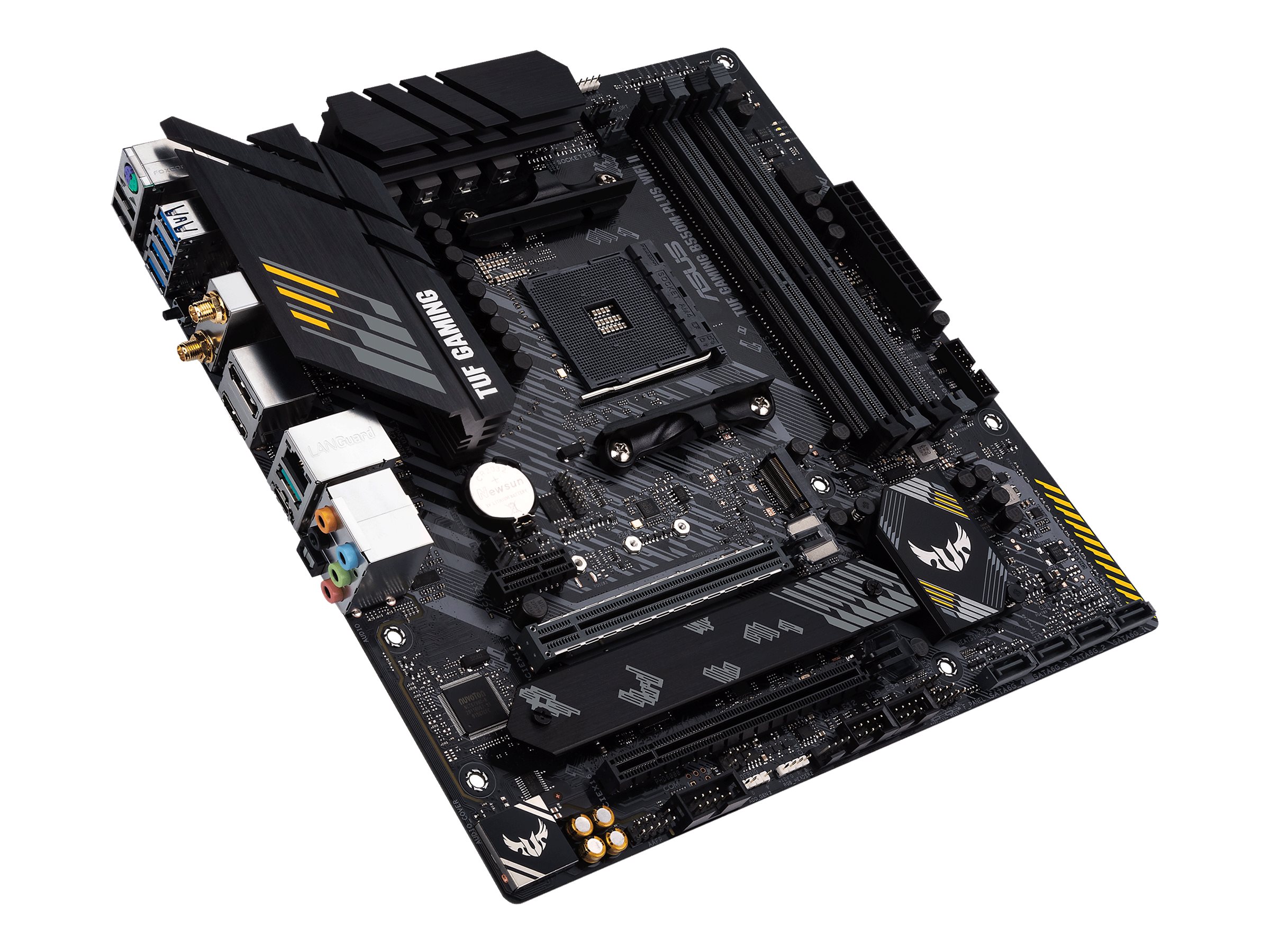 ASUS TUF GAMING B550M-PLUS WIFI II - Motherboard - micro ATX - Socket AM4 - AMD B550 Chipsatz - USB-C Gen2, USB 3.2 Gen 1, USB 3.2 Gen 2 - 2.5 Gigabit LAN, Wi-Fi 6, Bluetooth - Onboard-Grafik (CPU erf