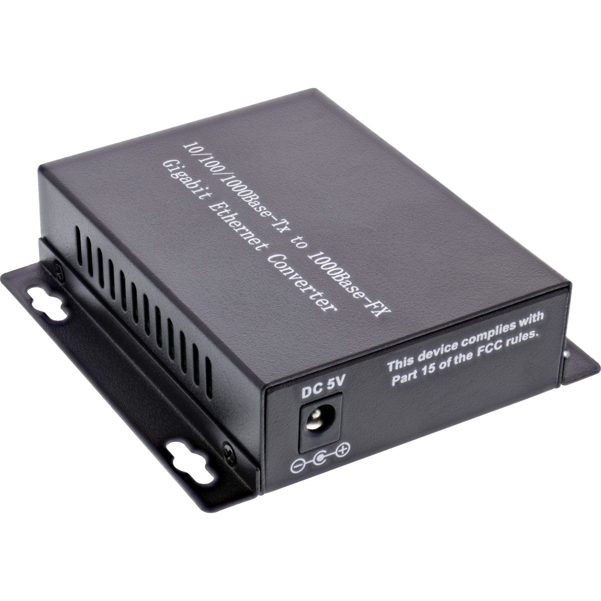 InLine Netzwerk Media Konverter 10/100/1000Mb/s TP zu LWL (SC Duplex) - SM - 20km100Base-TX - 1000Base-T - 10Base-T - RJ-45 / SC Single-Modus - bis zu 20 km - 1310 nm
