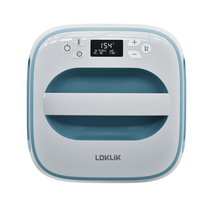 Loklik SG-RYJ-0141-EU-L-B2B, Blau, Weiß, 255 x 255 mm, 210 °C, Blau, Weiß, 1200 W, 3,62 kg