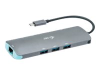 i-tec USB-C Metal Nano Docking Station 4K HDMILAN + Power Delivery - Dockingstation - USB-C 3.1 - HDMI - 1GbE