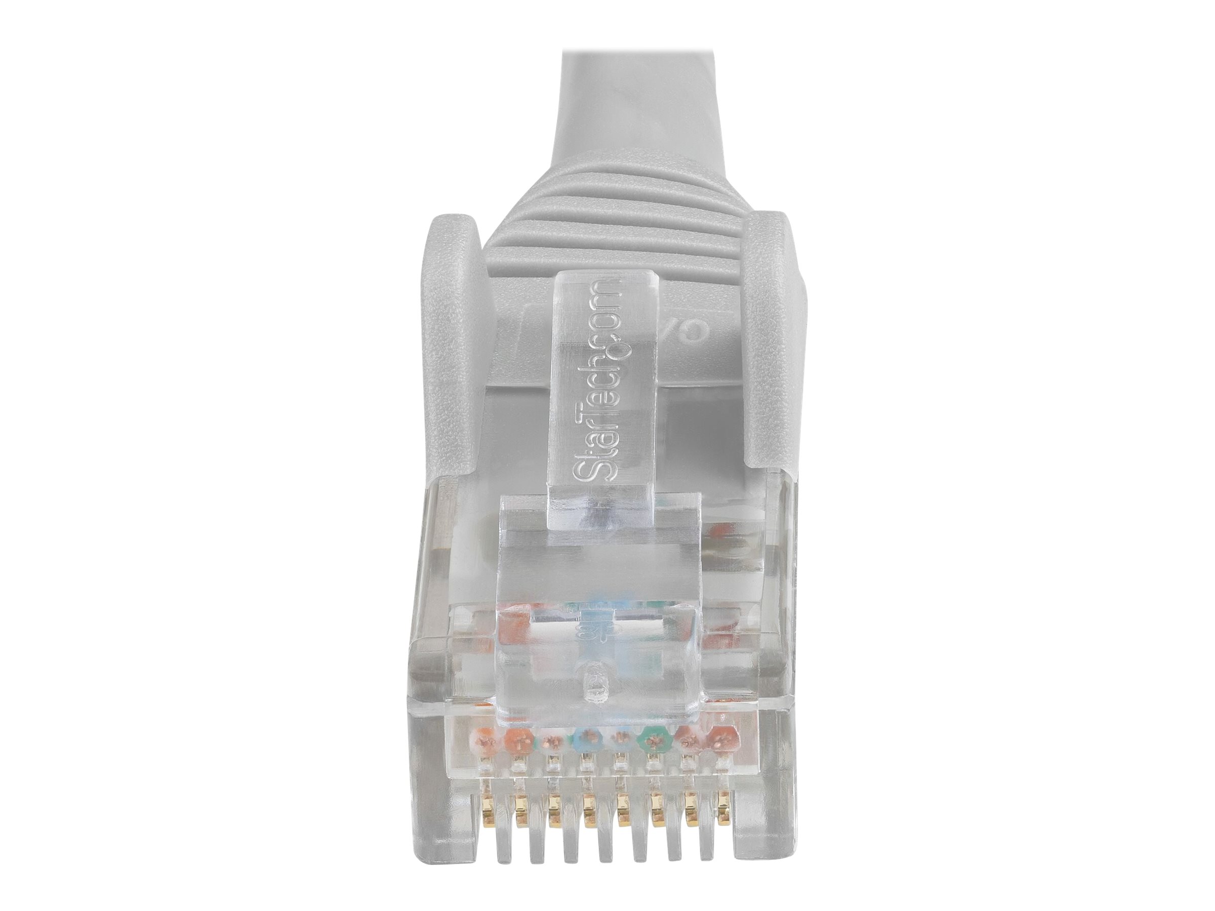 StarTech.com 50cm Netzwerkkabel CAT6 - LSZH (Low Smoke Zero Halogen)10 Gigabit 650MHz 100W PoE RJ45 10GbE UTP Lan Kabel - Grau - CAT 6 - ETL Zertifizierung - 24AWG (N6LPATCH50CMGR) - Patch-Kabel - RJ-
