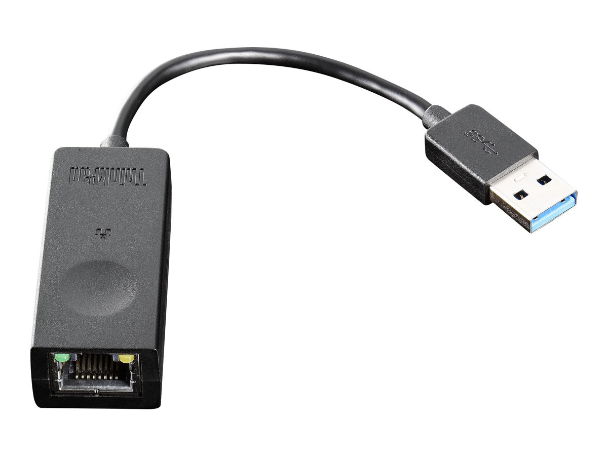 Lenovo ThinkPad USB 3.0 Ethernet adapter - NetzwerkadapterUSB 3.0 - Gigabit Ethernet - für ThinkPad T16 Gen 4 21QN; ThinkSmart Hub 11H1