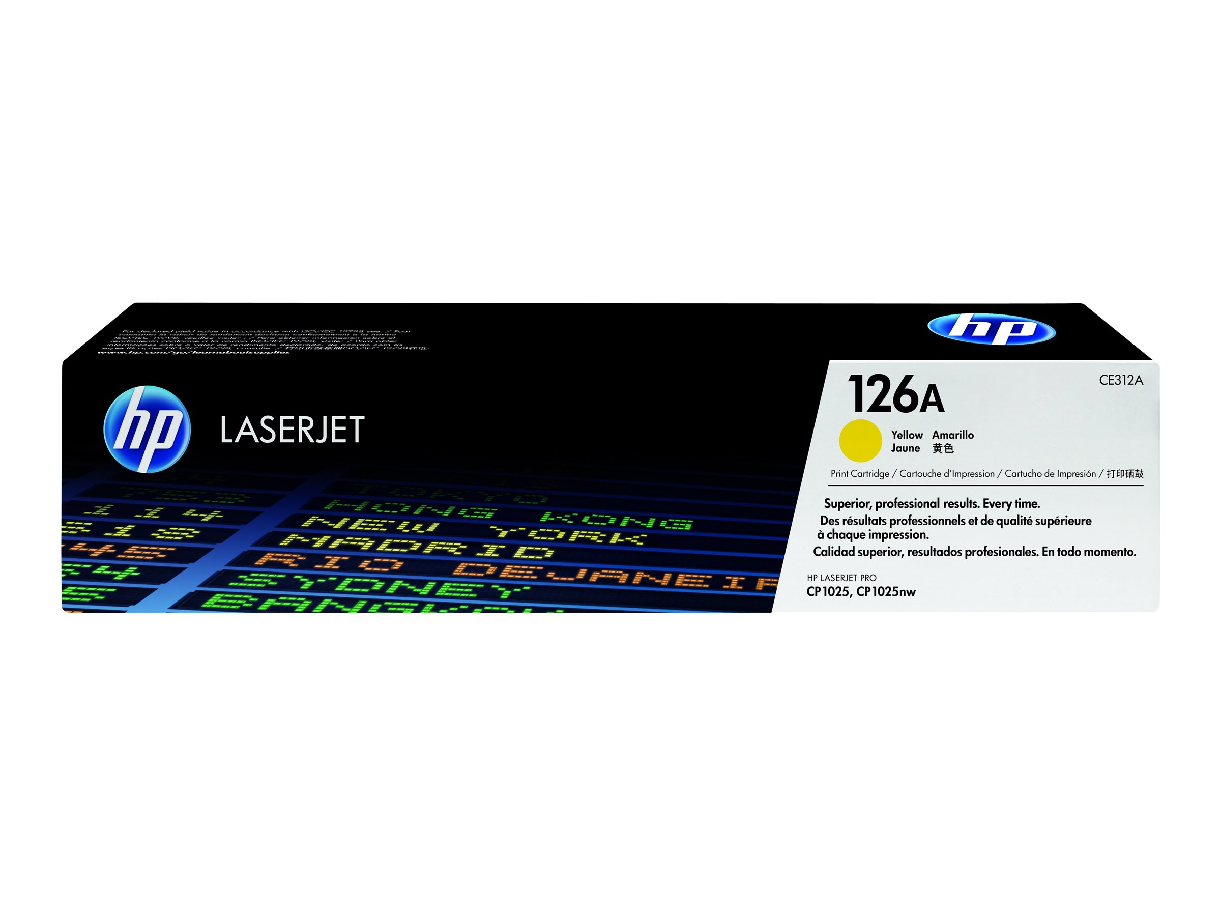 HP 126A - Gelb - original - LaserJet - Tonerpatrone (CE312A)für Color LaserJet Pro CP1025; LaserJet Pro MFP M175; TopShot LaserJet Pro M275