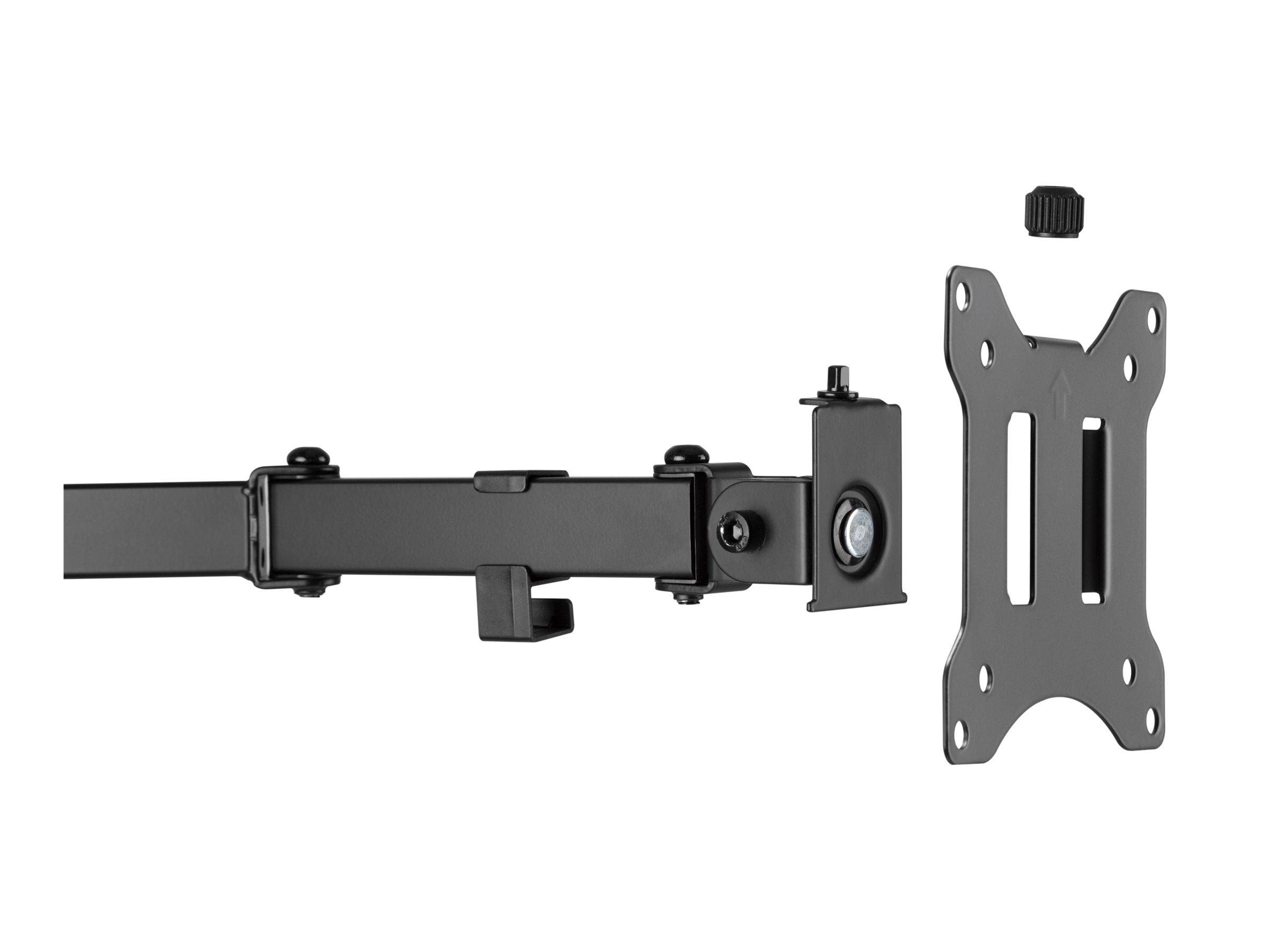 Equip Pro Economy - Aufstellung - für 2 LCD-Displays - Stahl - Schwarz - Bildschirmgröße: 43.2-81.3 cm (17"-32")Schreibtisch