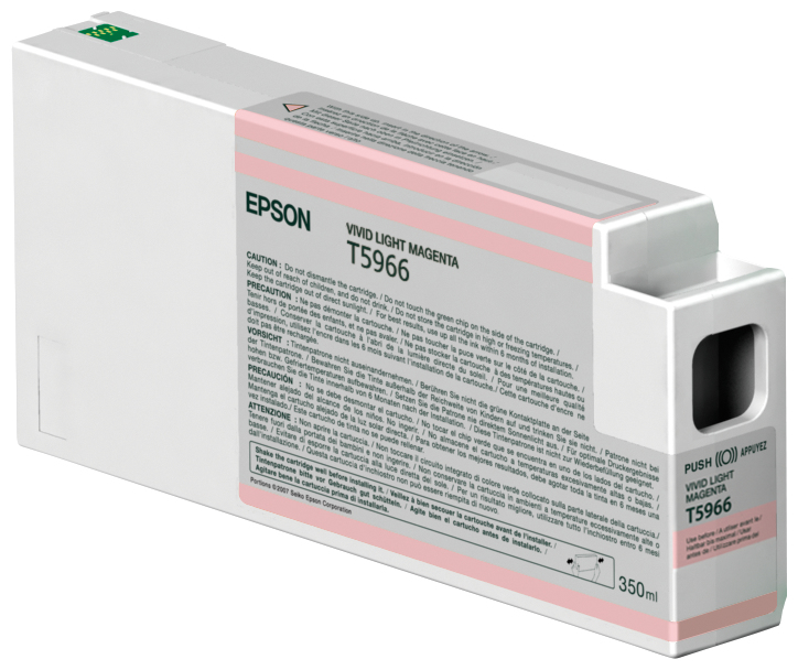 Epson T5966 - 350 ml - Vivid Light Magentaoriginal - Tintenpatrone - für Stylus Pro 7890 - Pro 7900 - Pro 9890 - Pro 9900 - Pro WT7900